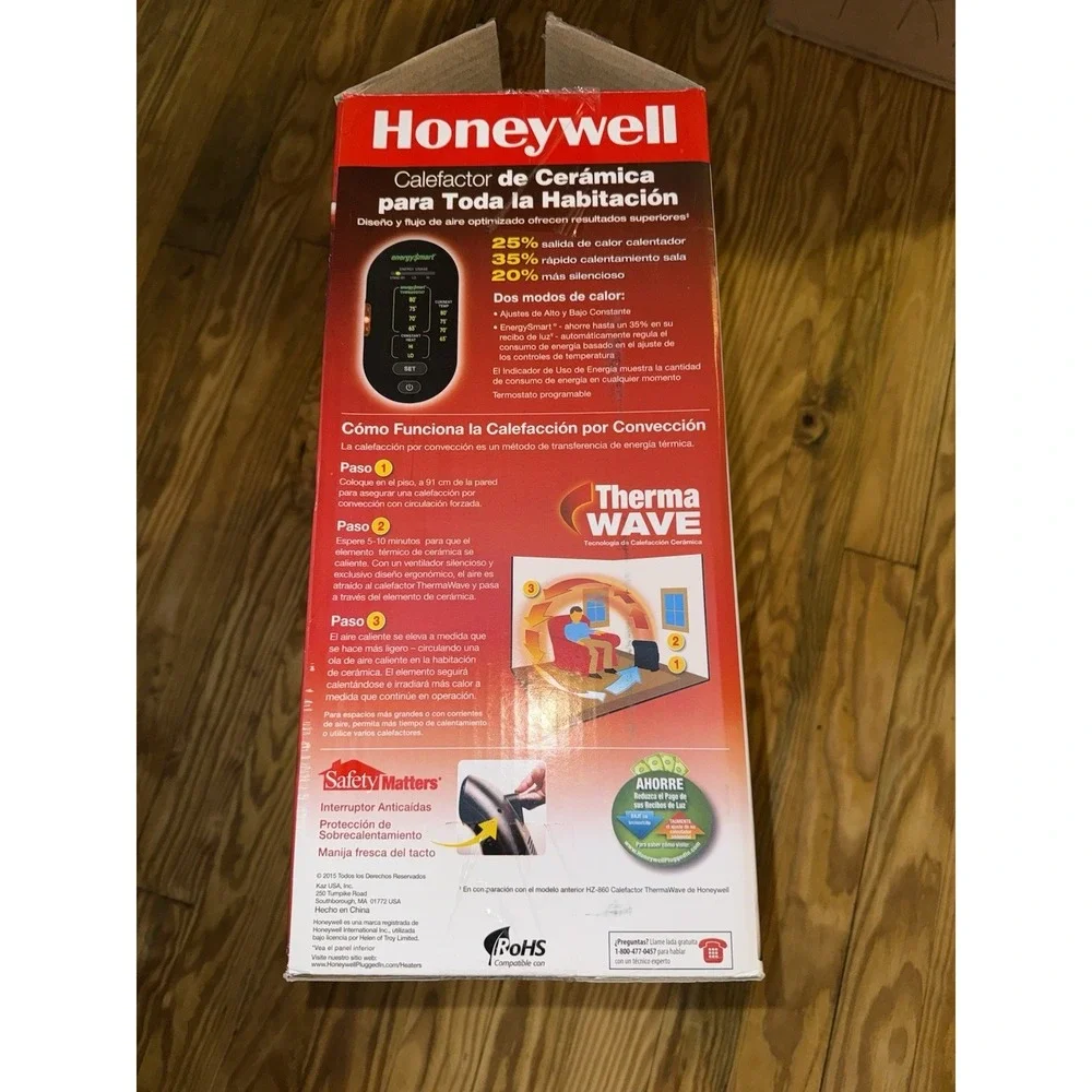 Honeywell Energysmart Thermawave Ceramic Heater‎ HZ-860 Digital New